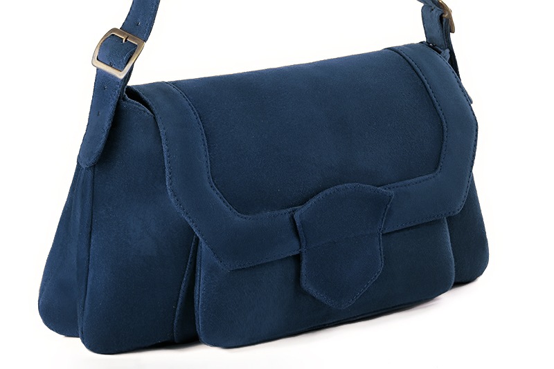 Handcrafted women's luxurious elegant handbag in premium navy blue leather. Perfect for elevated everyday style.   
                Choose from our luxurious collections of leather and fabric to perfectly match your handbags to your outfits.